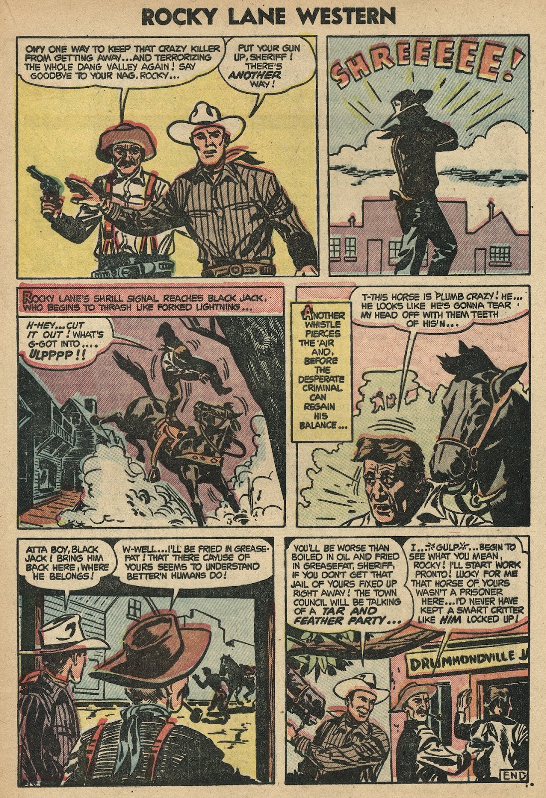 Rocky Lane Western (1954) issue 58 - Page 17