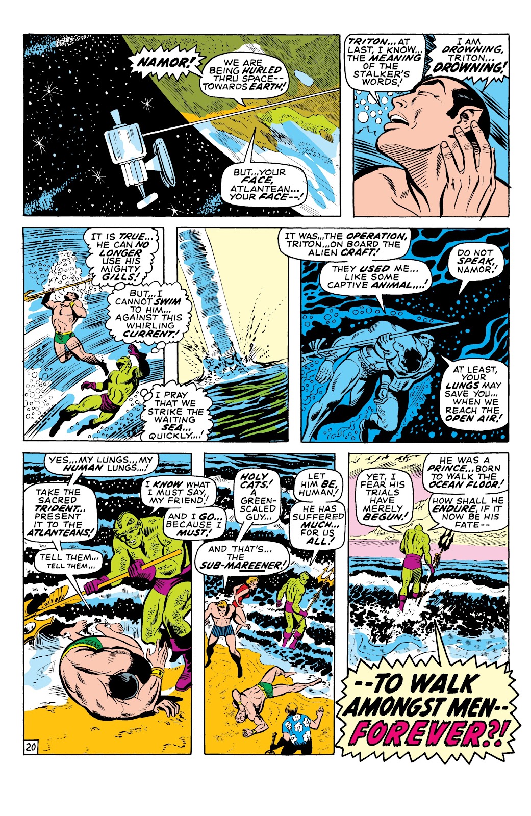 Namor, The Sub-Mariner Epic Collection: Enter The Sub-Mariner issue Who Strikes For Atlantis (Part 2) - Page 84