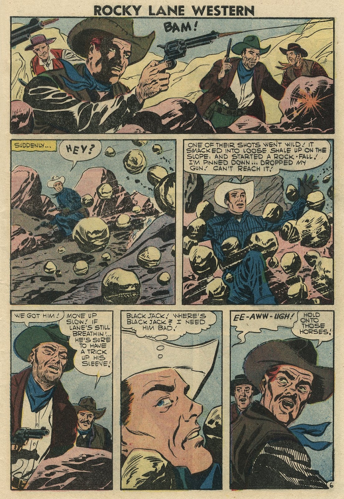 Rocky Lane Western (1954) issue 78 - Page 9