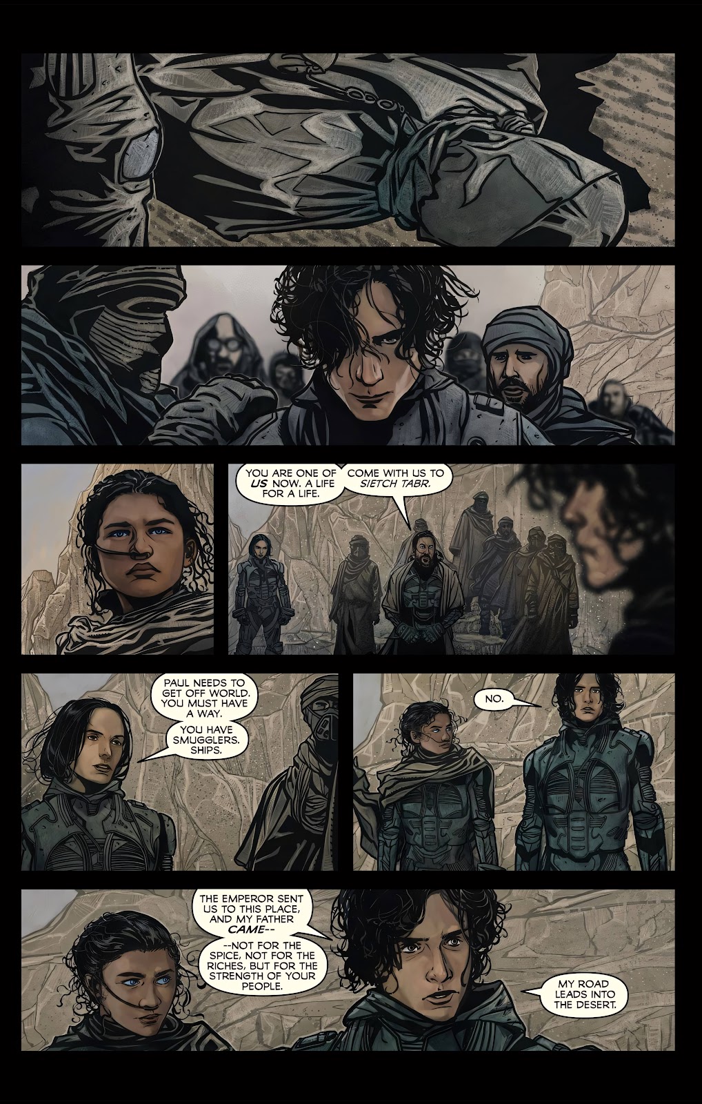 Dune: The Official Movie Graphic Novel issue TPB - Page 110