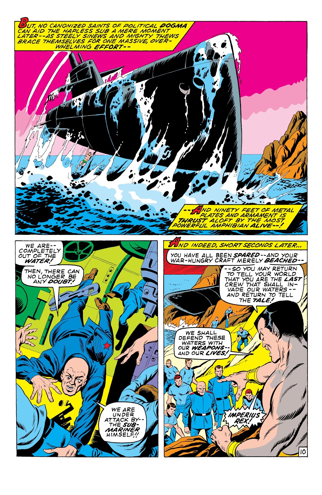 Namor, The Sub-Mariner Epic Collection: Enter The Sub-Mariner issue Who Strikes For Atlantis (Part 2) - Page 221