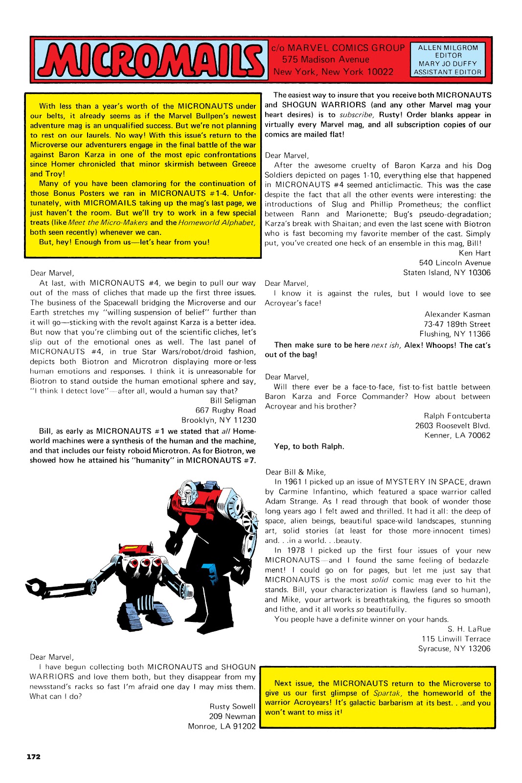 Micronauts: The Original Marvel Years Omnibus issue TPB (Part 1) - Page 162