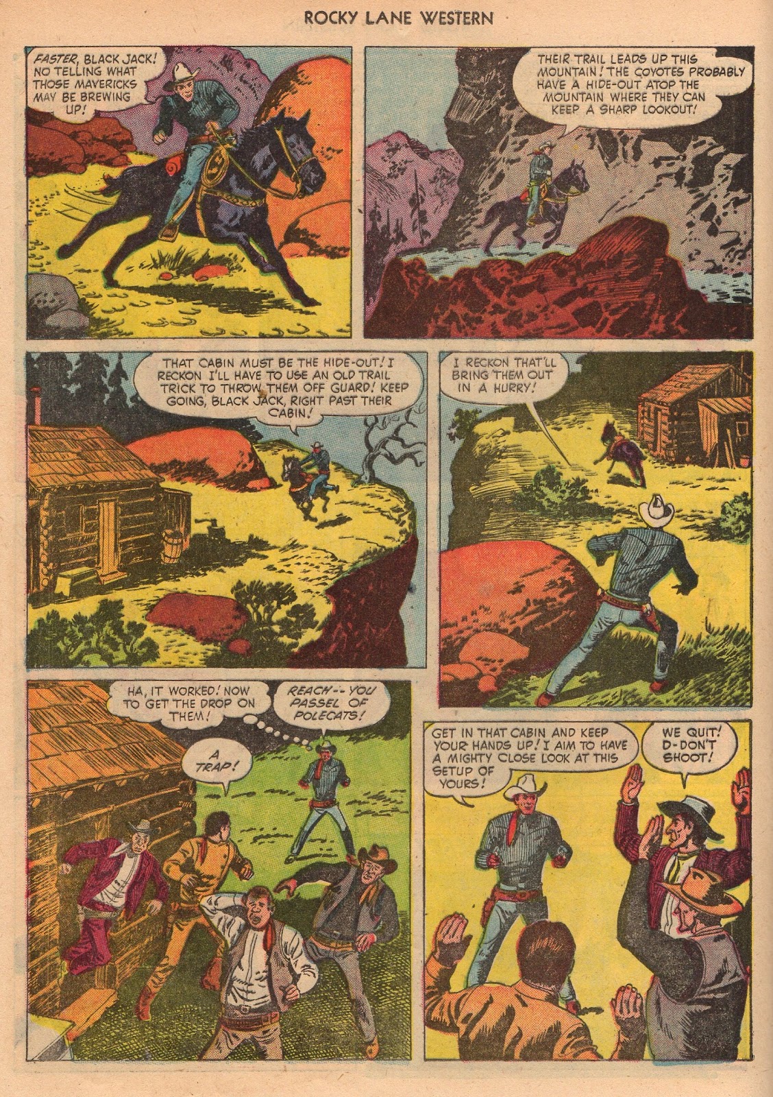 Rocky Lane Western (1954) issue 68 - Page 16
