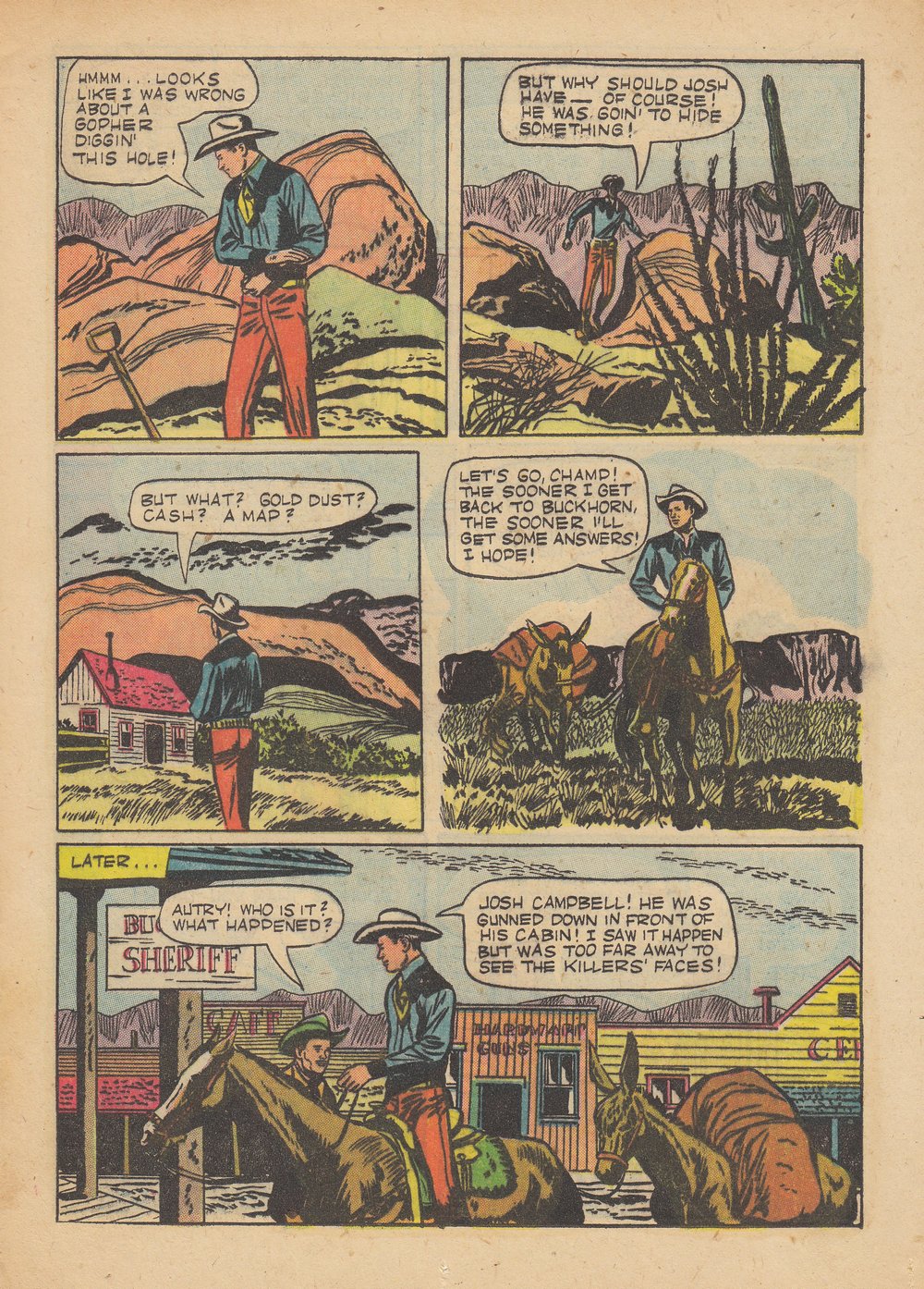Gene Autry Comics (1946) issue 49 - Page 9