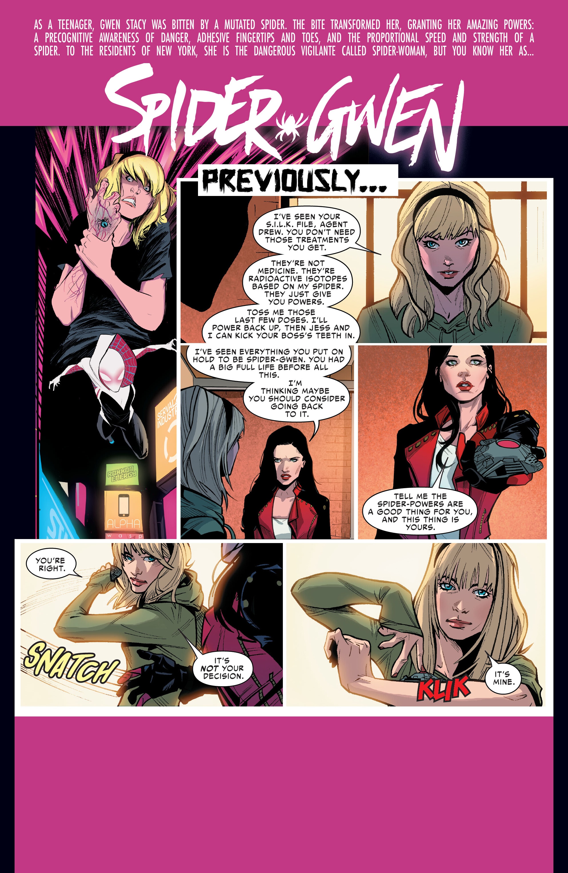 Spider-Gwen: Ghost-Spider - Edge of Spider-Verse (Modern Era Epic Collection) chapter 1 page 69