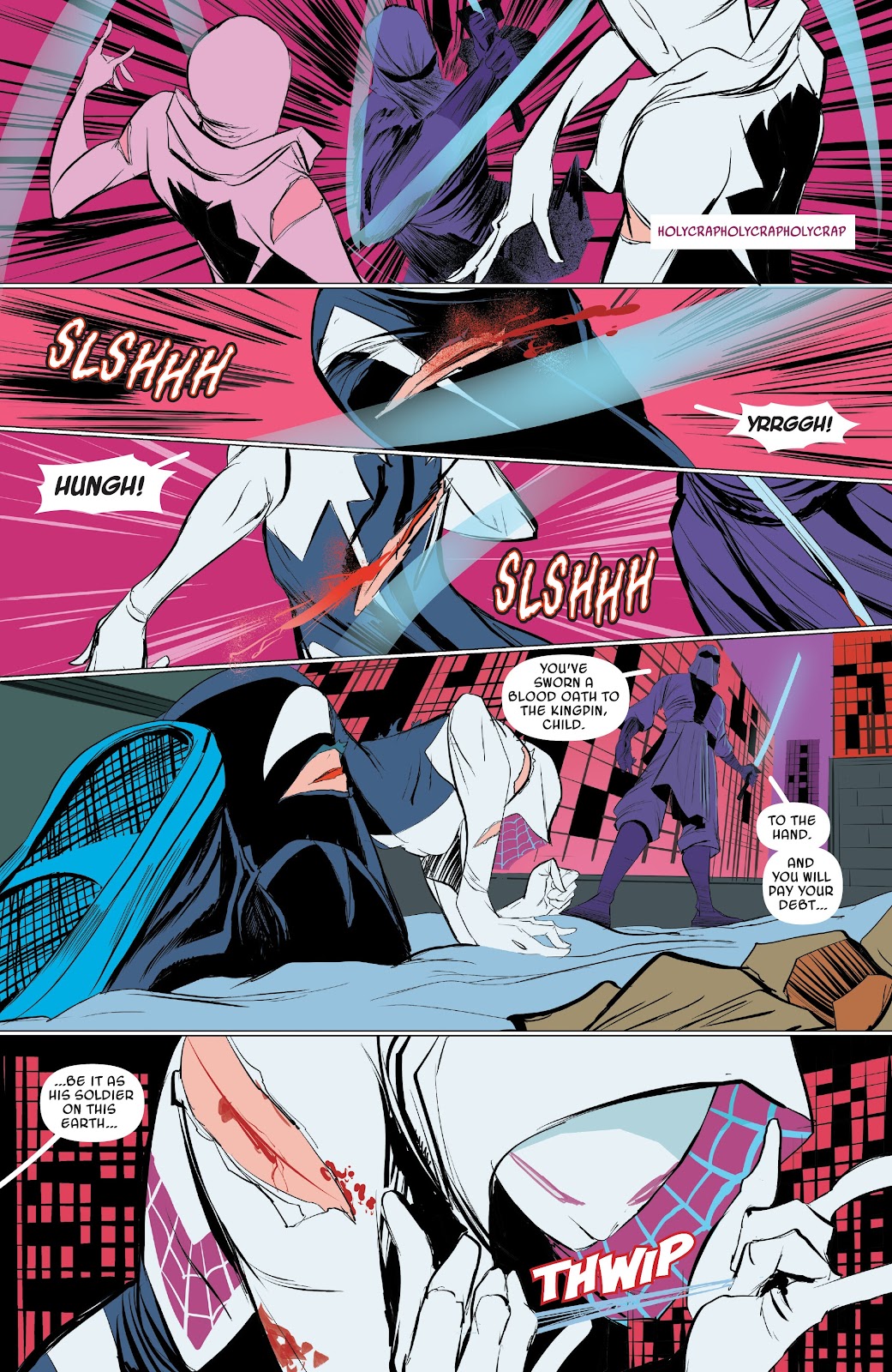 Spider-Gwen: Ghost-Spider Modern Era Epic Collection: Edge of Spider-Verse issue Weapon of Choice (Part 1) - Page 209