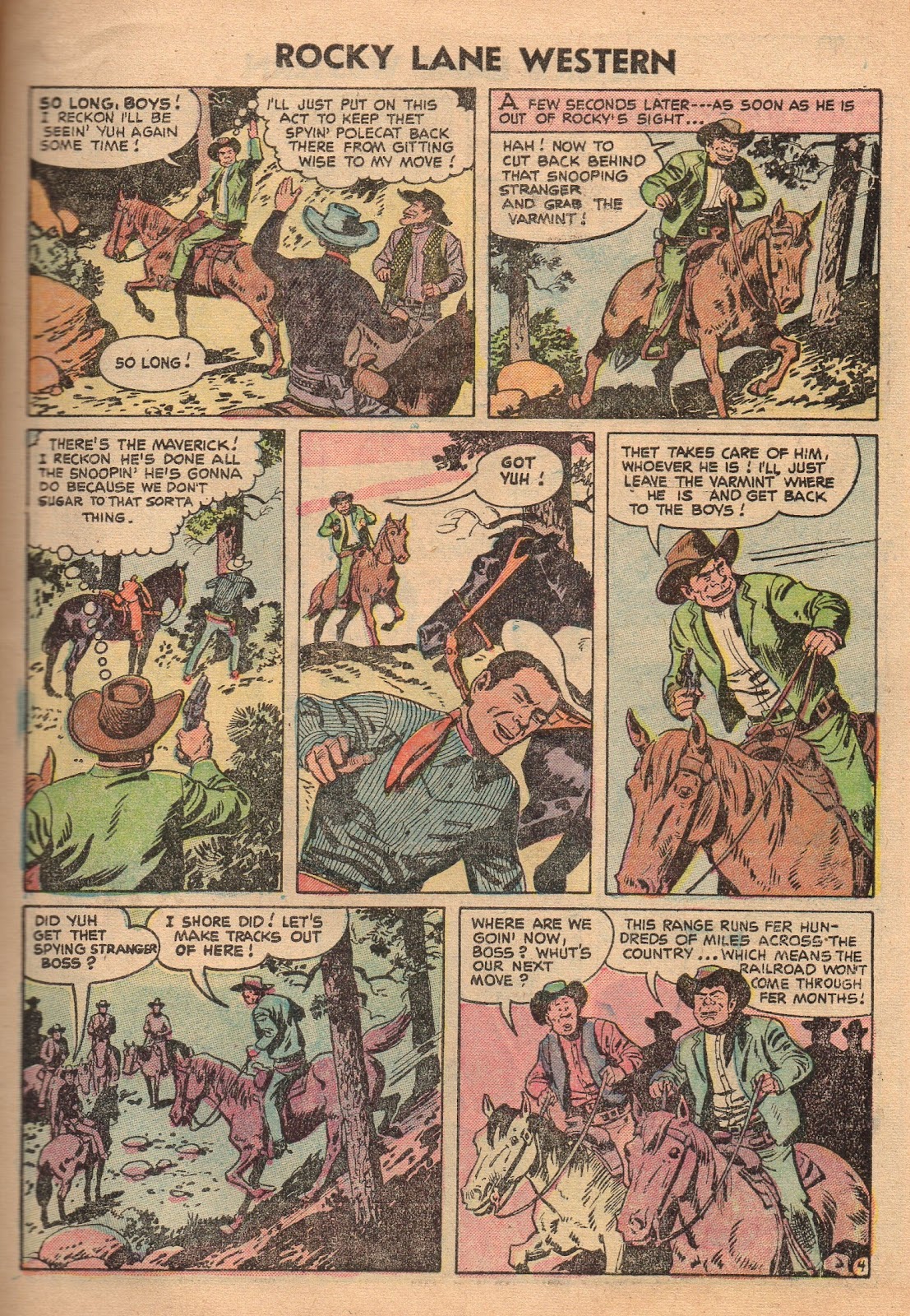 Rocky Lane Western (1954) issue 70 - Page 7
