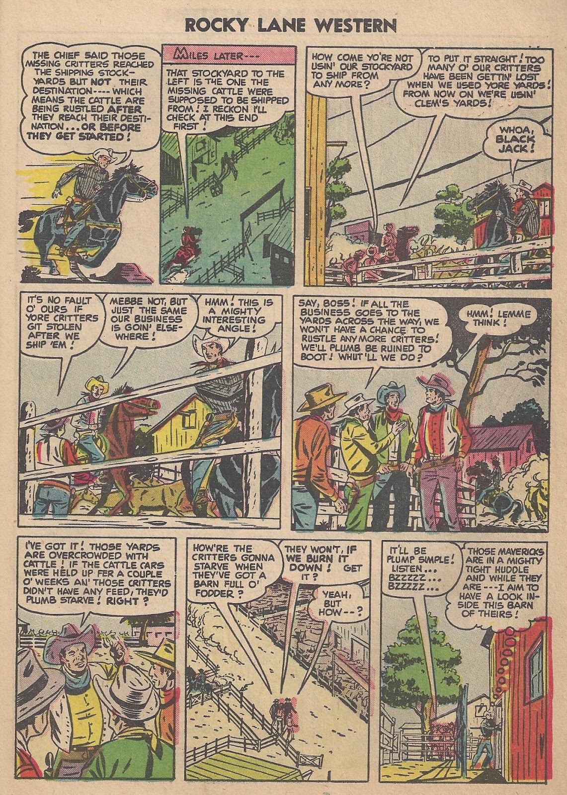 Rocky Lane Western (1954) issue 63 - Page 21