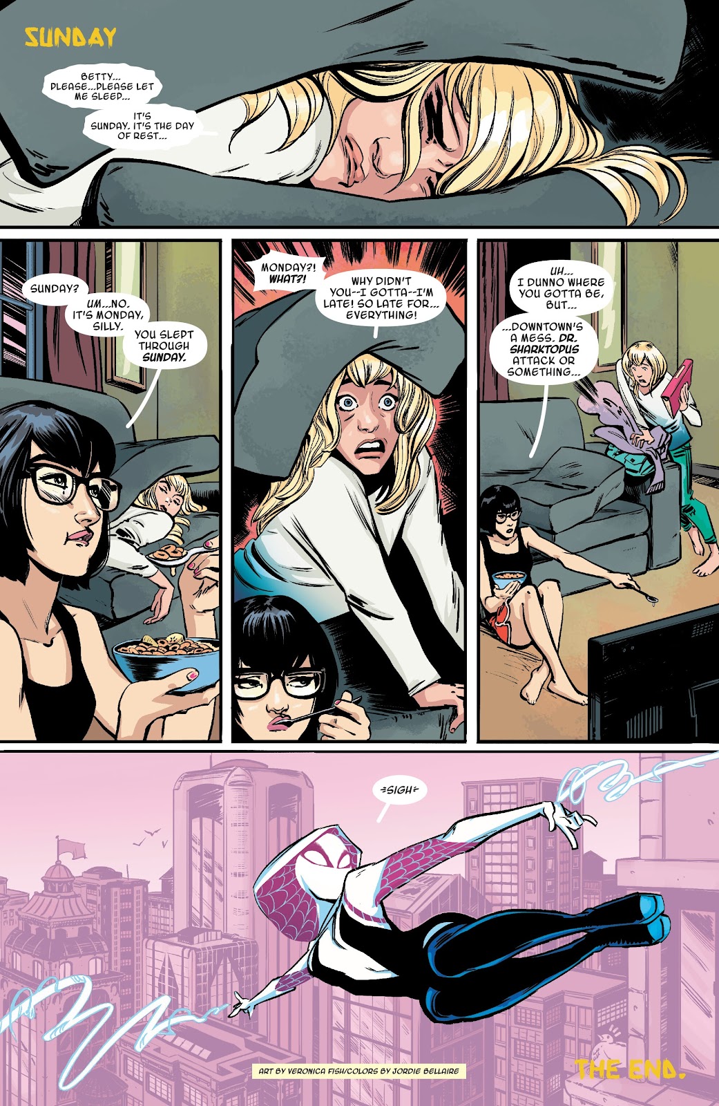 Spider-Gwen: Ghost-Spider Modern Era Epic Collection: Edge of Spider-Verse issue Weapon of Choice (Part 1) - Page 35