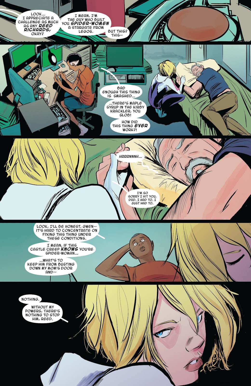 Spider-Gwen: Ghost-Spider Modern Era Epic Collection: Edge of Spider-Verse issue Weapon of Choice (Part 1) - Page 114