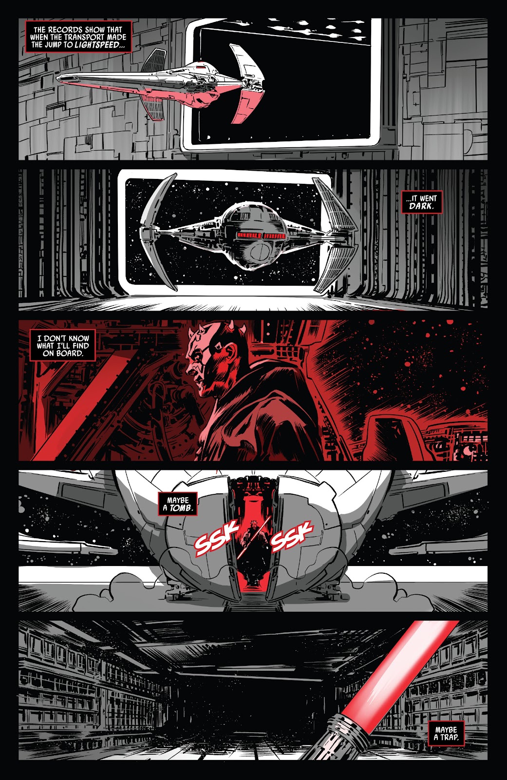 Star Wars: Darth Maul - Black, White & Red issue 1 - Page 8