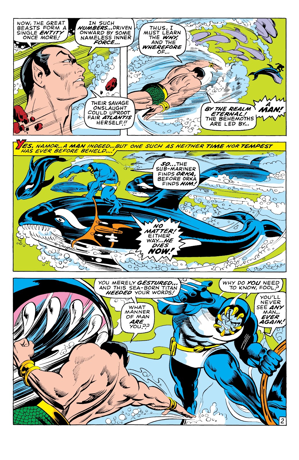 Namor, The Sub-Mariner Epic Collection: Enter The Sub-Mariner issue Who Strikes For Atlantis (Part 2) - Page 171