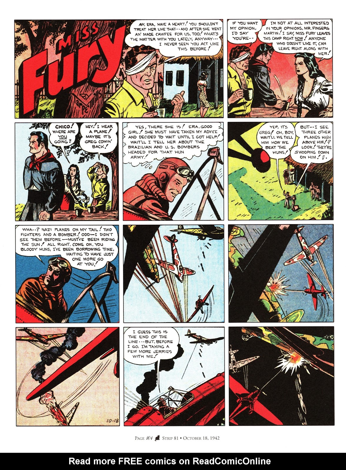Miss Fury: Sensational Sundays 1941-1944 issue TPB - Page 112