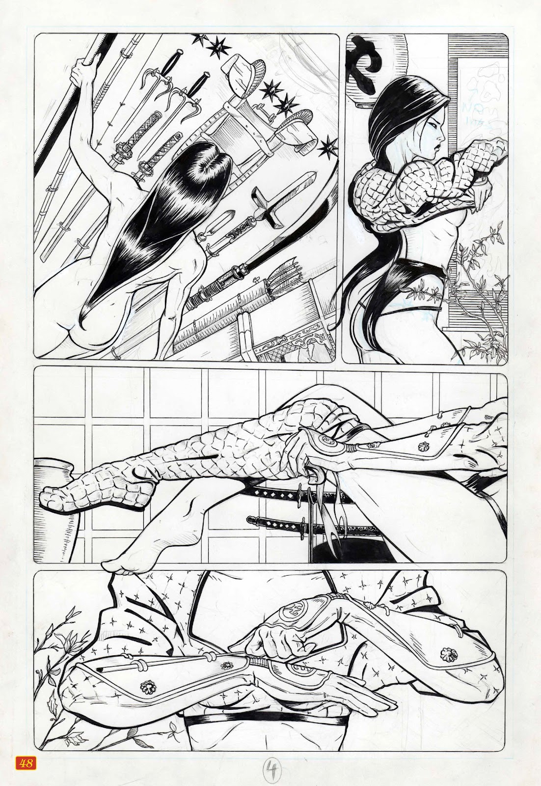 Shi: The Way of the Warrior – Original Art Edition issue TPB - Page 50