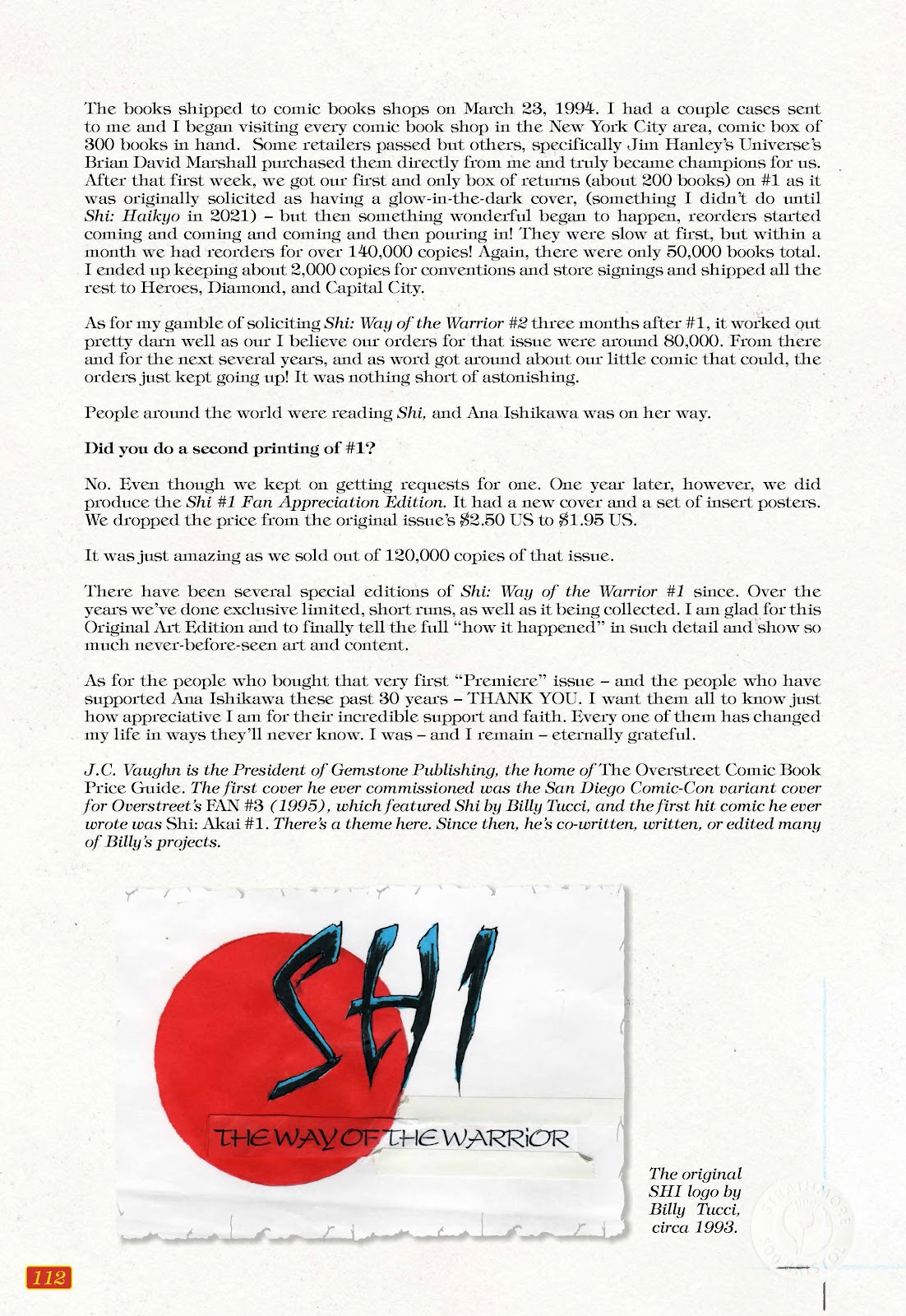 Shi: The Way of the Warrior – Original Art Edition issue TPB - Page 112