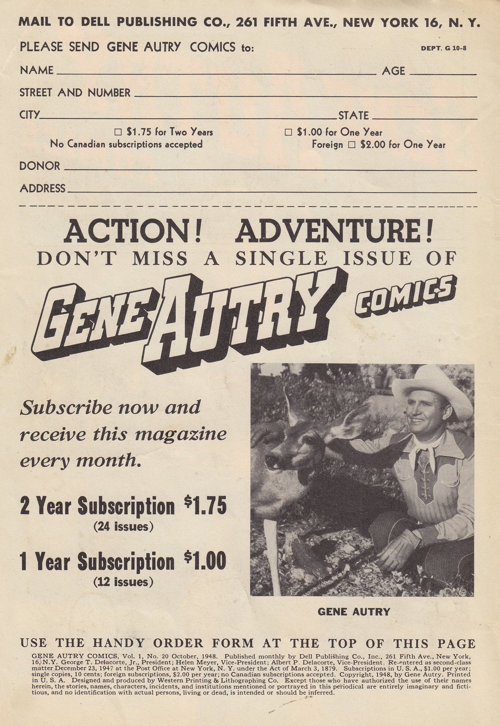 Gene Autry Comics (1946) issue 20 - Page 2
