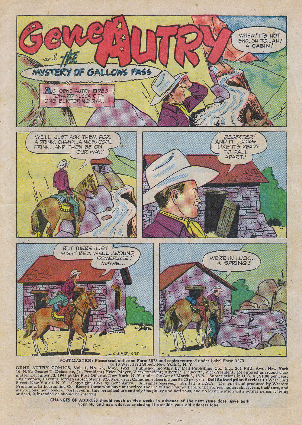 Gene Autry Comics (1946) issue 75 - Page 3