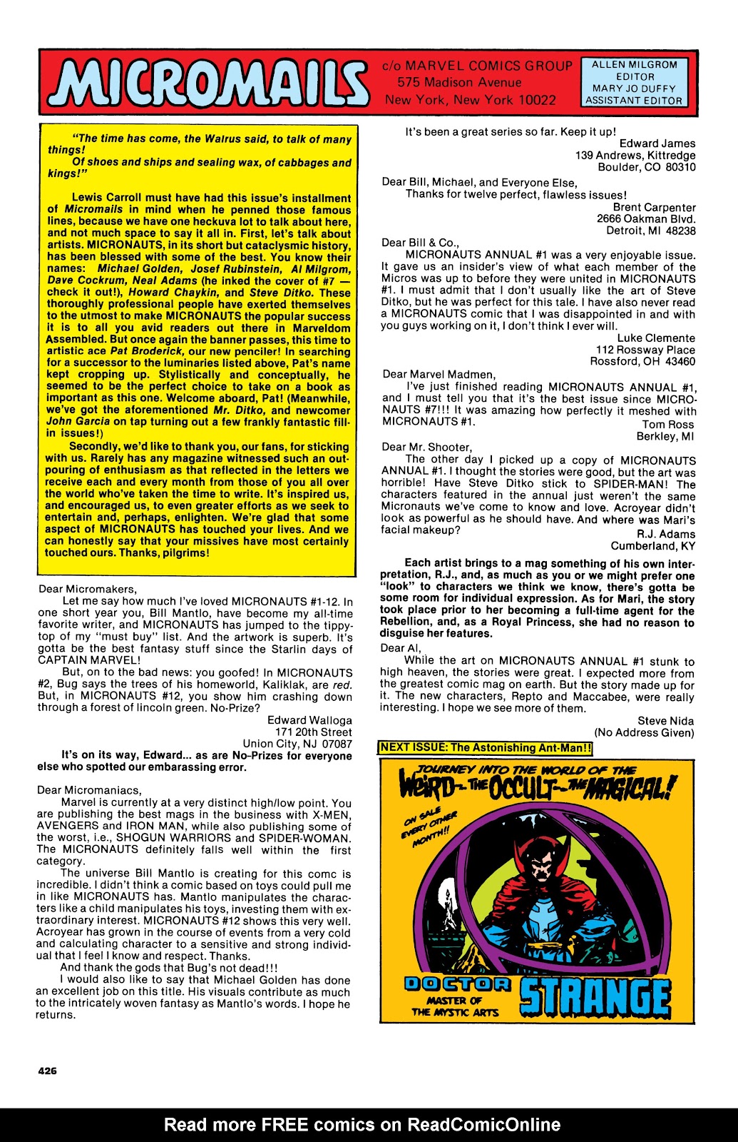 Micronauts: The Original Marvel Years Omnibus issue TPB (Part 2) - Page 164