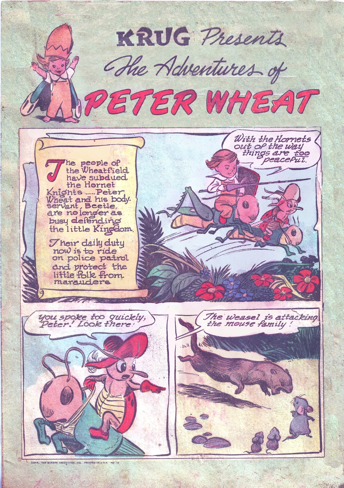 Adventures of Peter Wheat issue 10 - Page 1