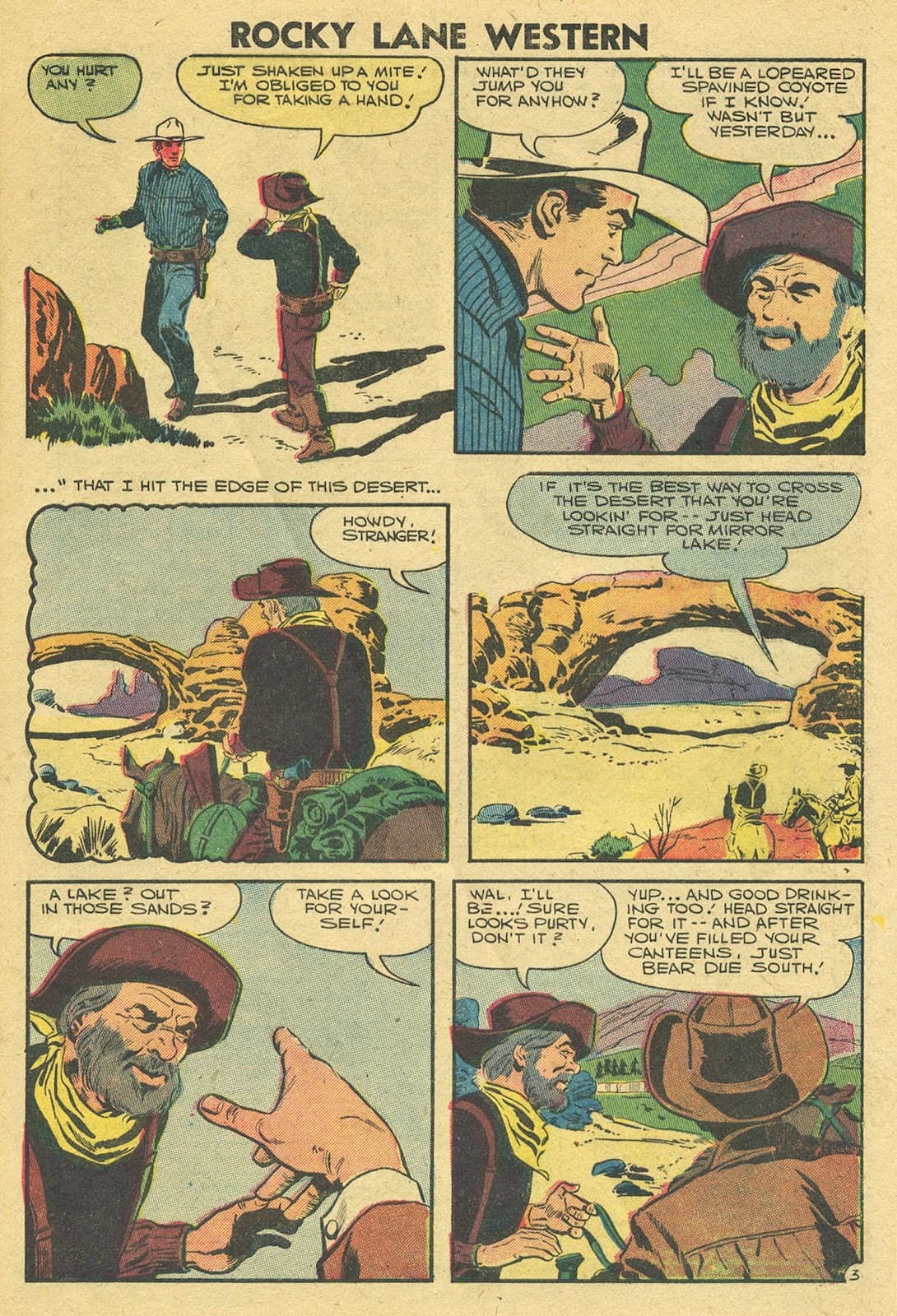 Rocky Lane Western (1954) issue 75 - Page 5