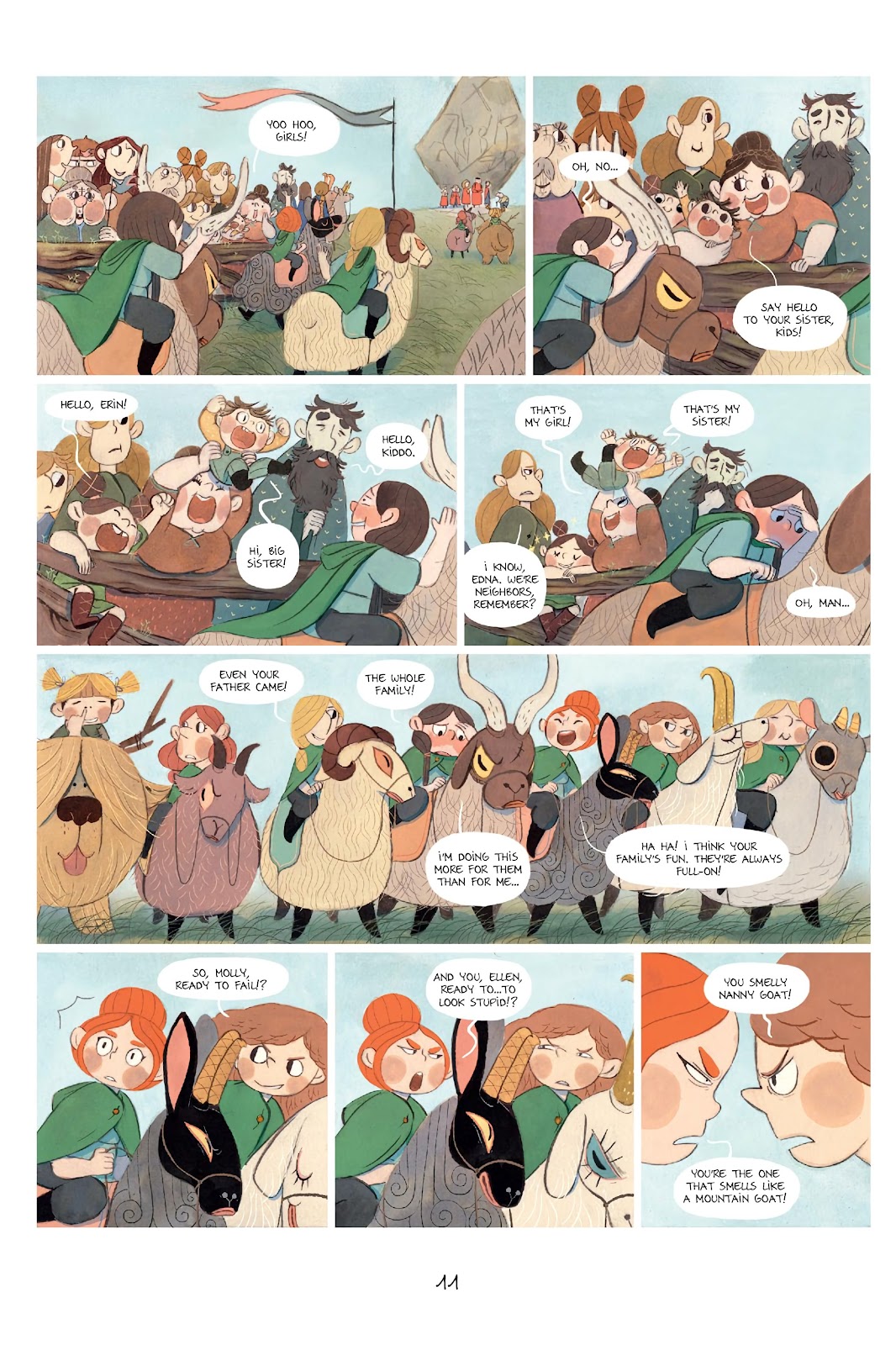 Shepherdess Warriors issue TPB - Page 12