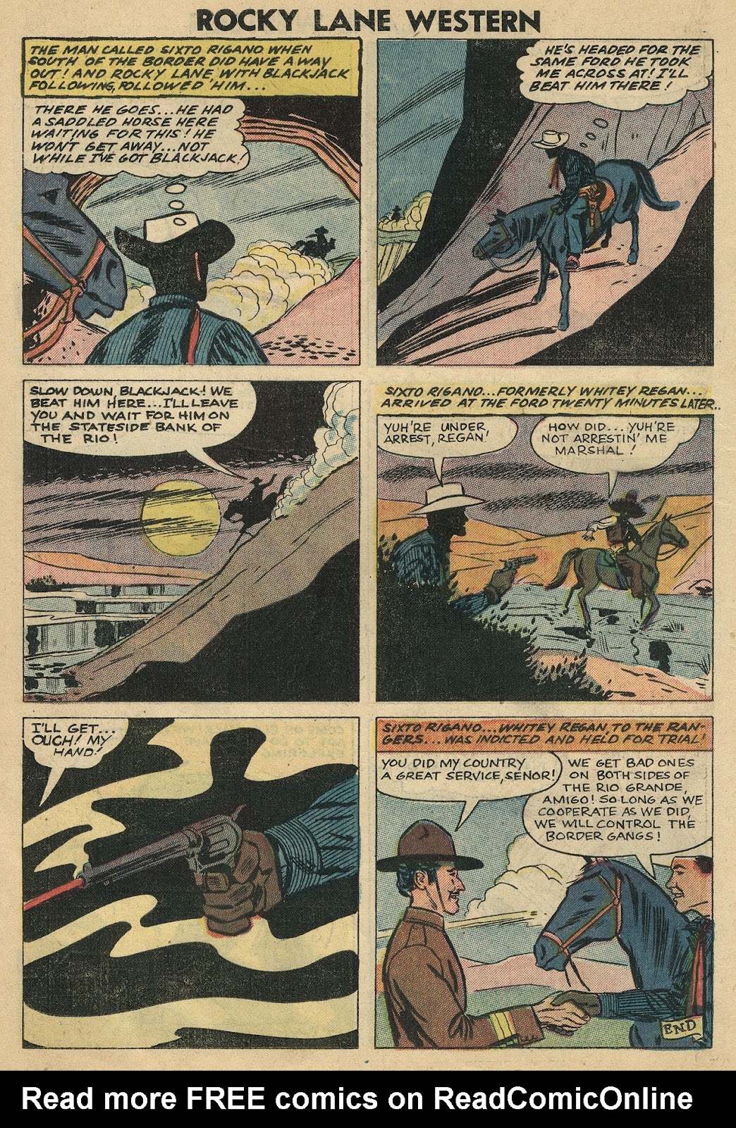 Rocky Lane Western (1954) issue 82 - Page 14