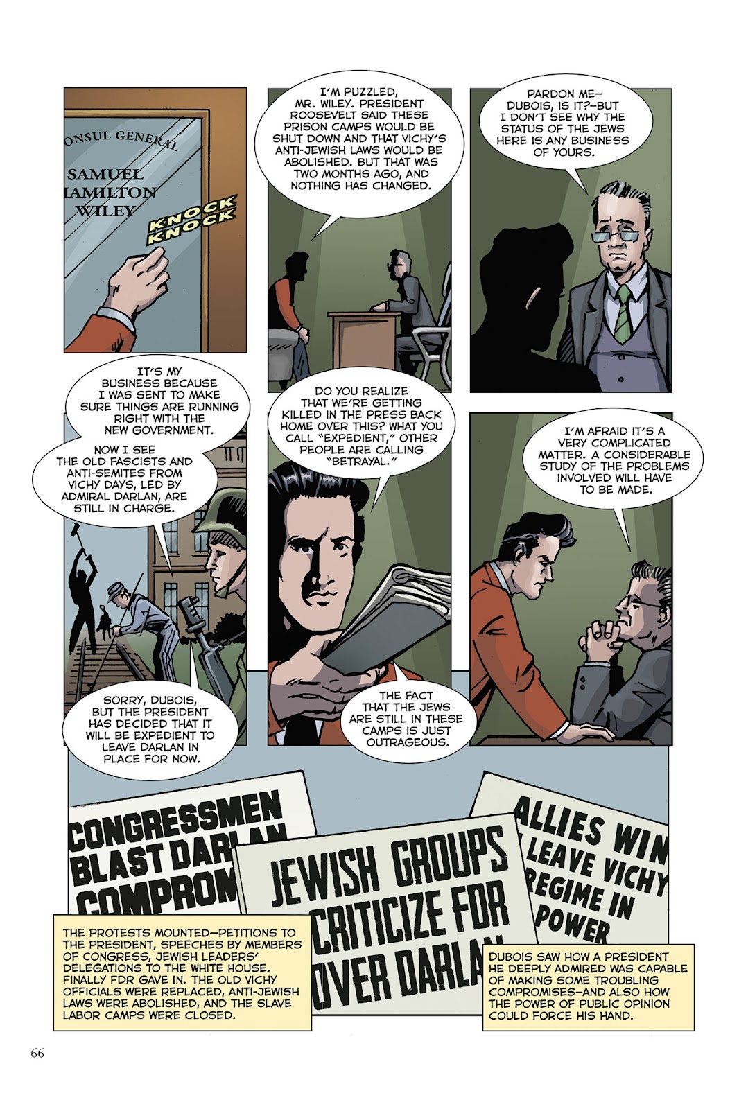 Whistleblowers: Four Who Fought to Expose the Holocaust to America issue TPB - Page 62