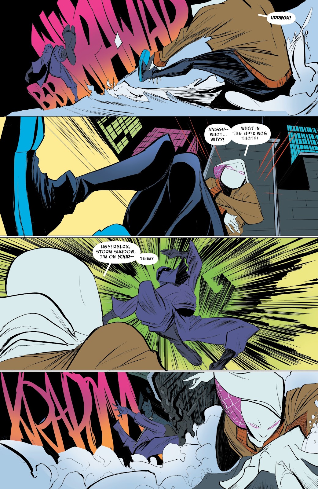 Spider-Gwen: Ghost-Spider Modern Era Epic Collection: Edge of Spider-Verse issue Weapon of Choice (Part 1) - Page 204