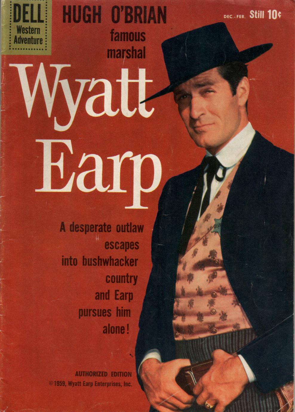 Hugh O'Brian, Famous Marshal Wyatt Earp issue 9 - Page 1
