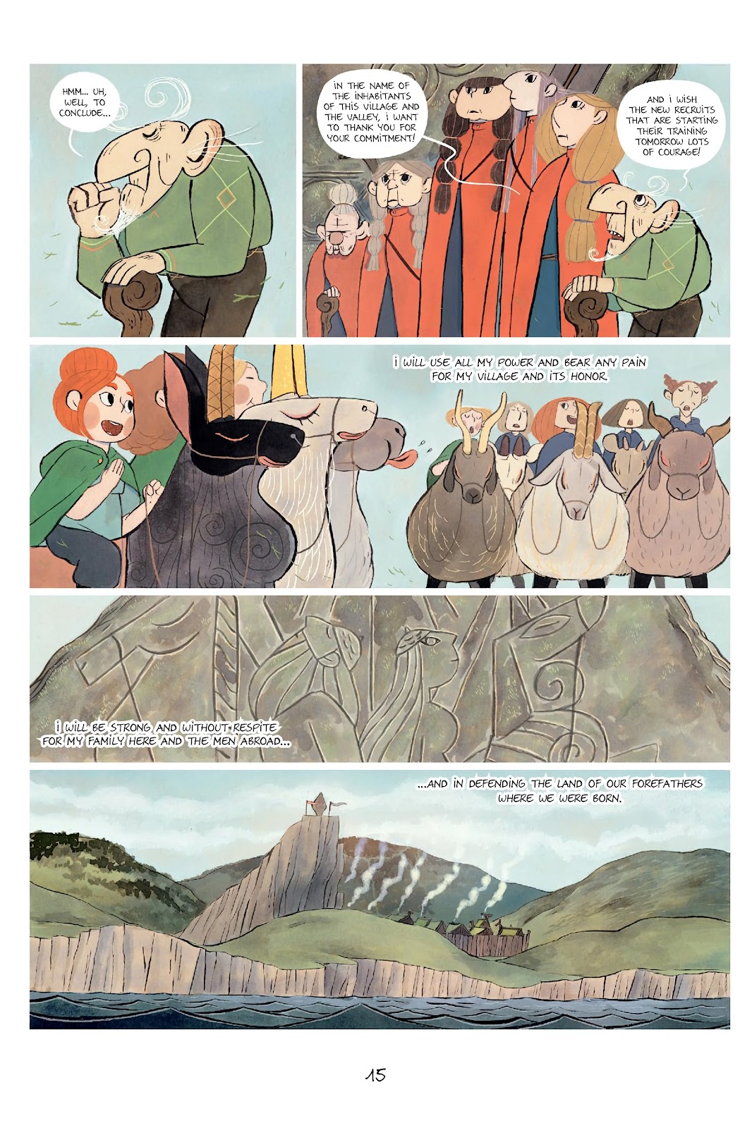 Shepherdess Warriors issue TPB - Page 16