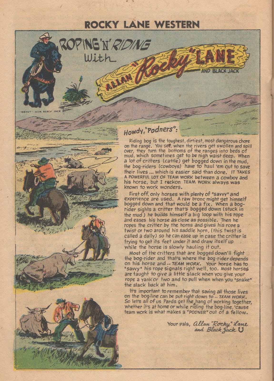 Rocky Lane Western (1954) issue 77 - Page 20