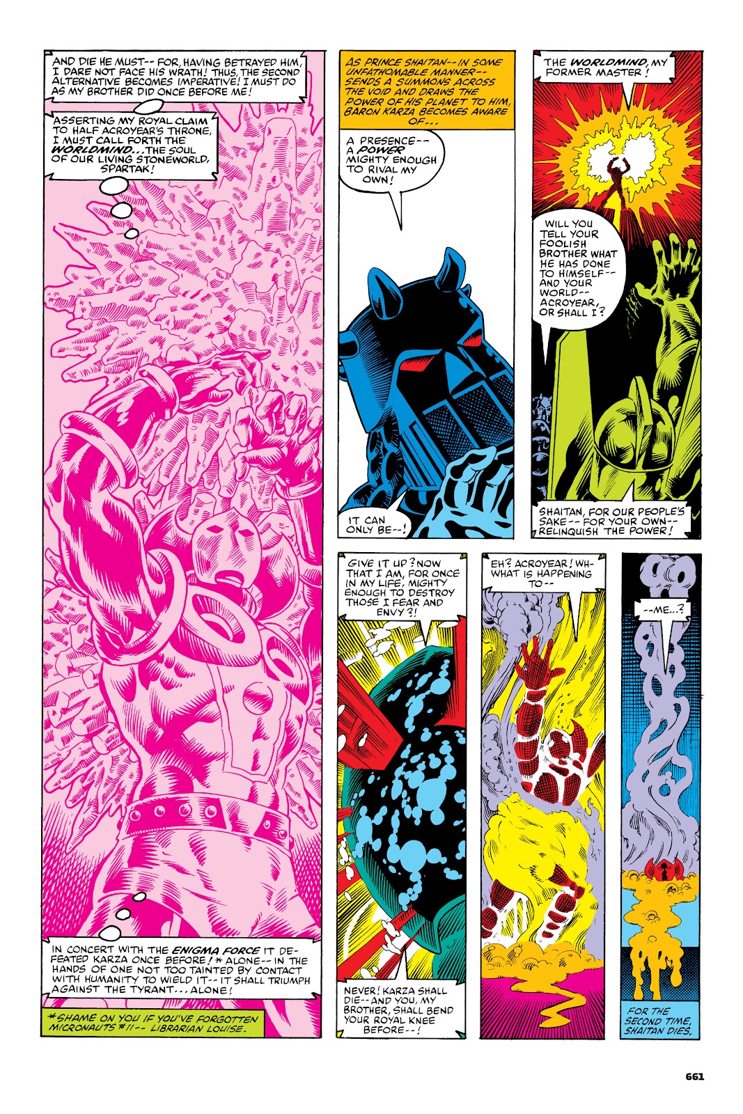 Micronauts: The Original Marvel Years Omnibus issue TPB (Part 3) - Page 169