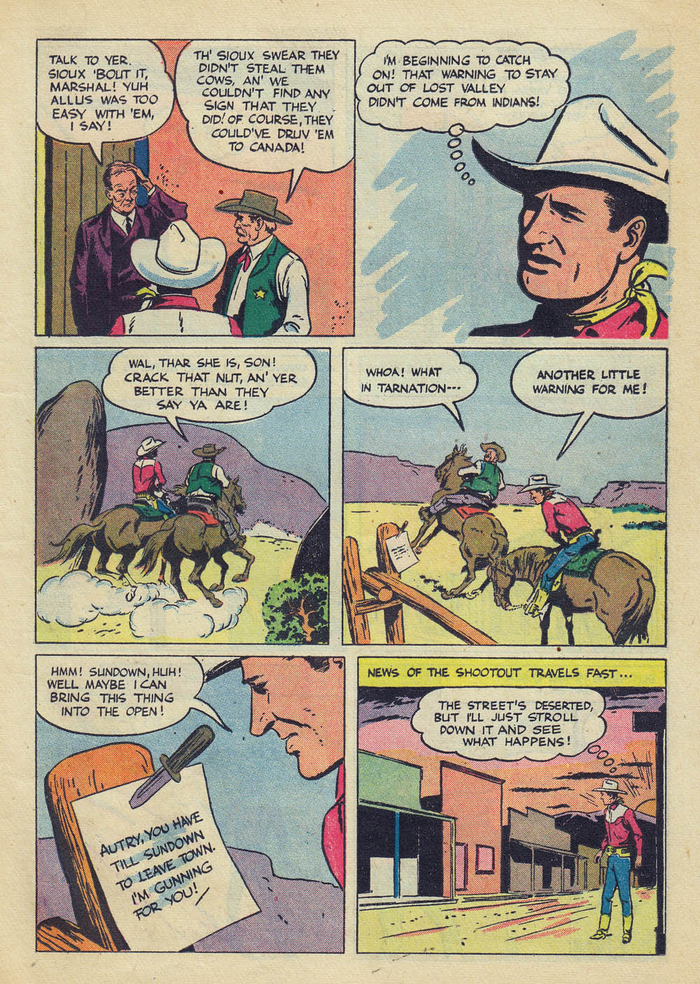 Gene Autry Comics (1946) issue 41 - Page 7