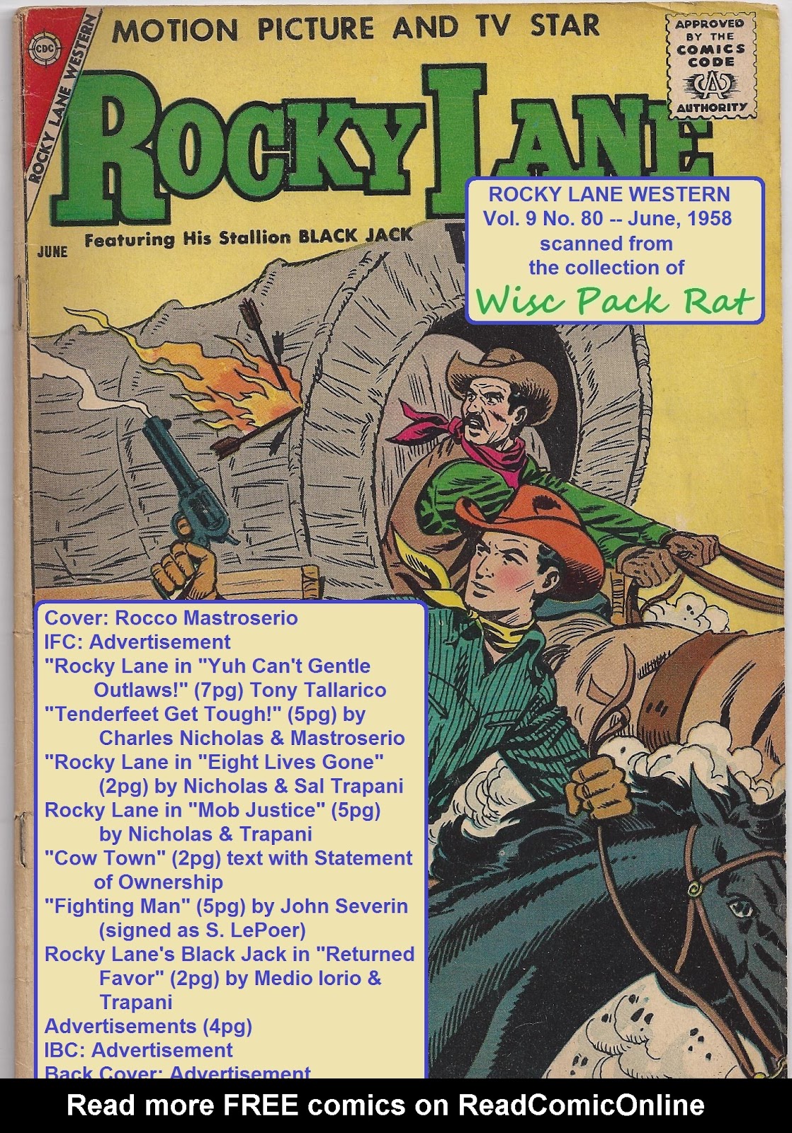 Rocky Lane Western (1954) issue 80 - Page 37