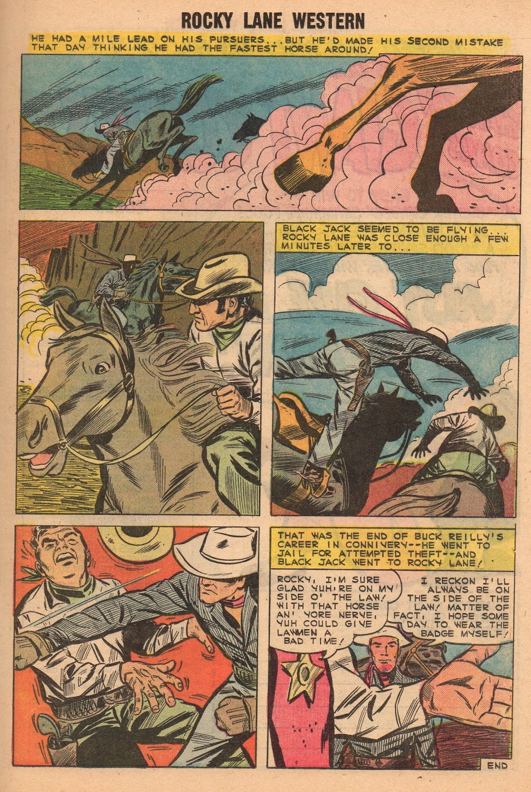 Rocky Lane Western (1954) issue 86 - Page 17