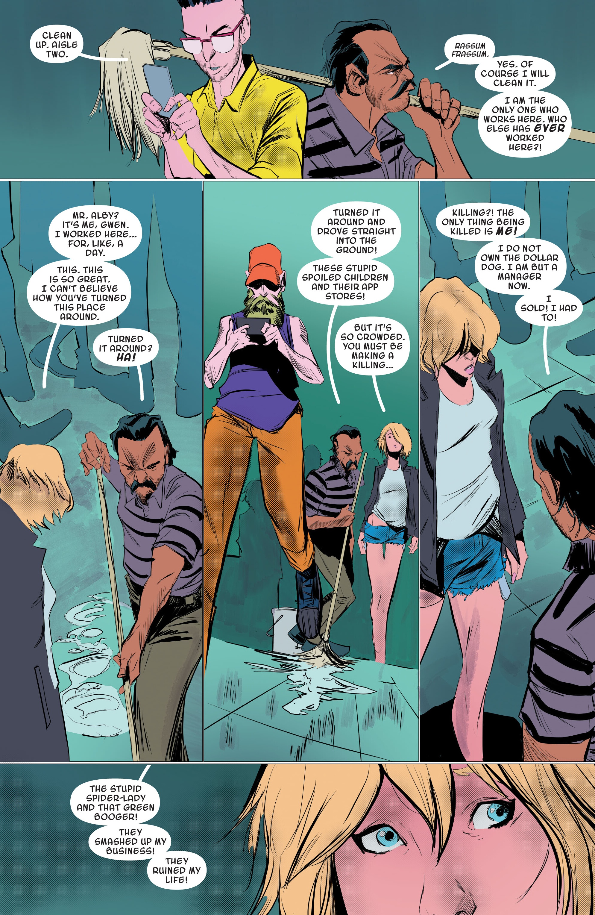 Spider-Gwen: Ghost-Spider - Edge of Spider-Verse (Modern Era Epic Collection) chapter 1 page 82