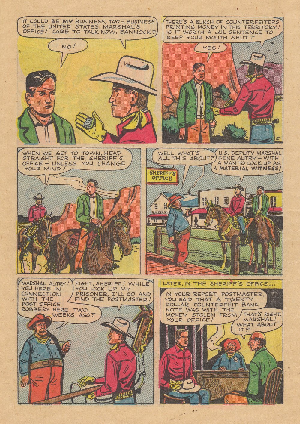 Gene Autry Comics (1946) issue 32 - Page 10