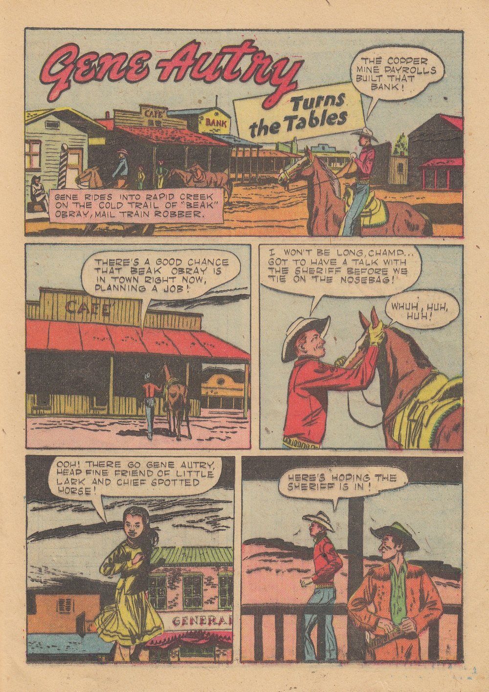 Gene Autry Comics (1946) issue 30 - Page 35