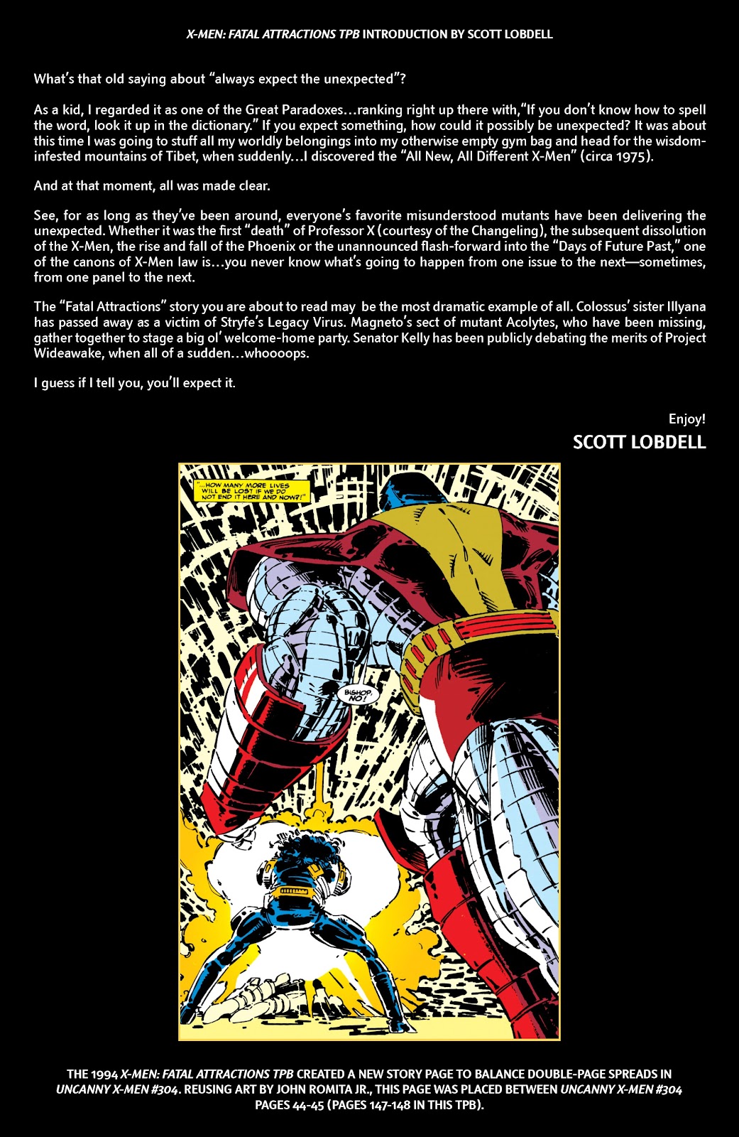 X-Men Epic Collection: Second Genesis issue Fatal Attractions (Part 2) - Page 218