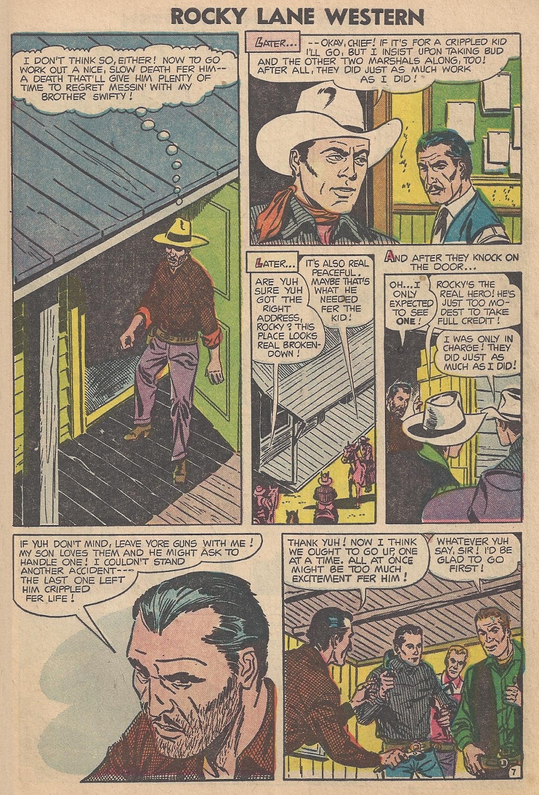 Rocky Lane Western (1954) issue 63 - Page 9