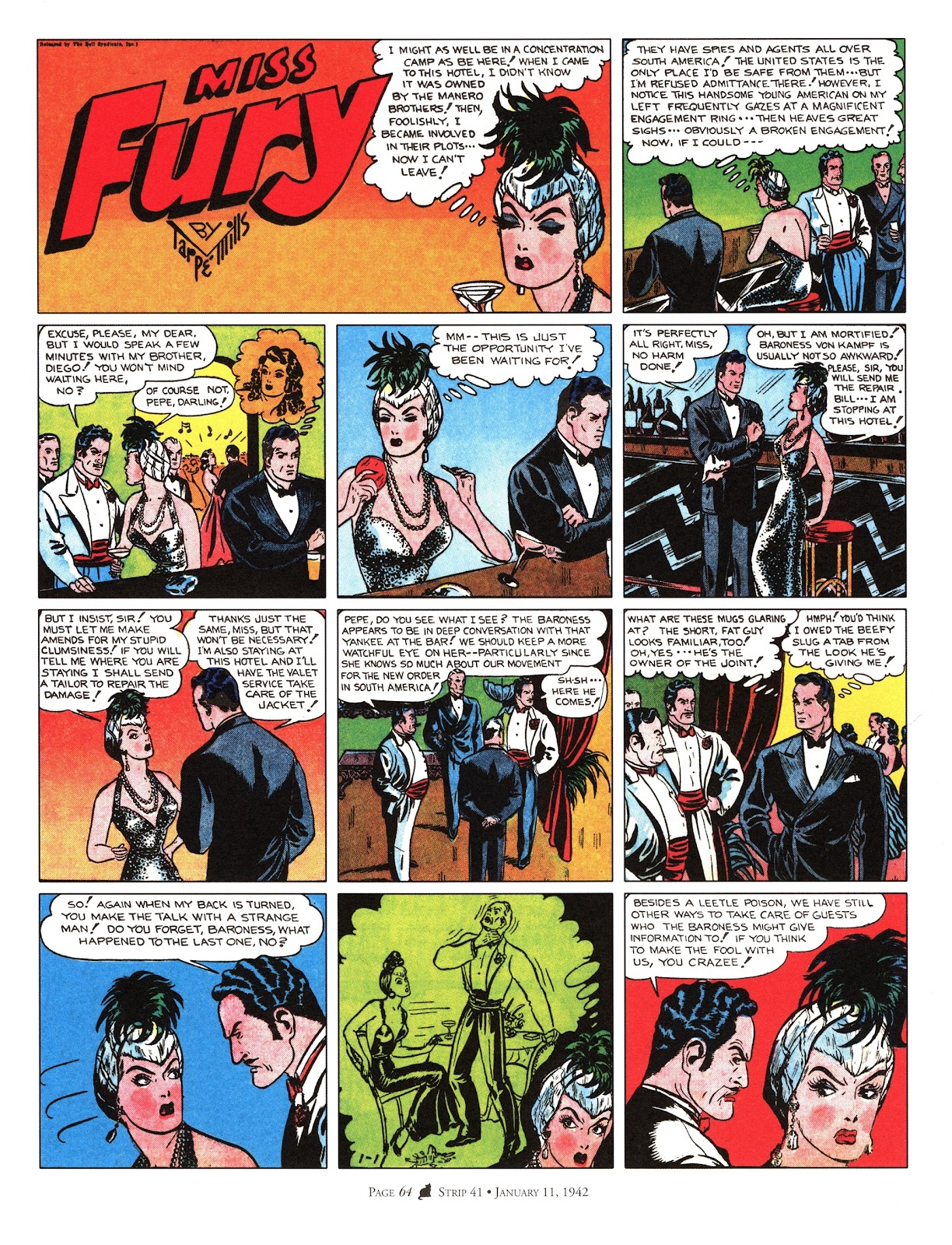 Miss Fury: Sensational Sundays 1941-1944 issue TPB - Page 72