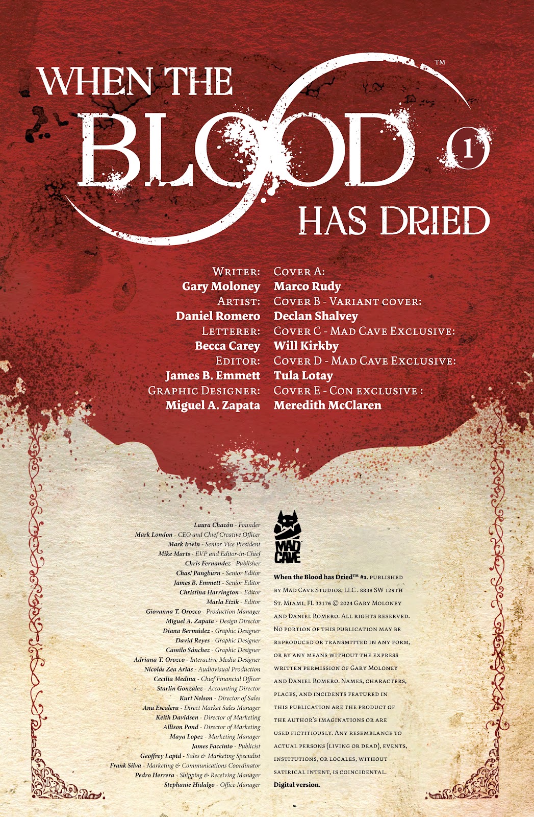 When The Blood Has Dried issue 1 - Page 2