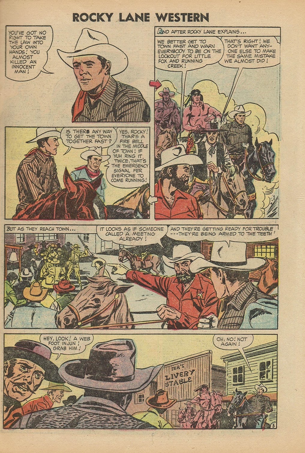 Rocky Lane Western (1954) issue 61 - Page 11
