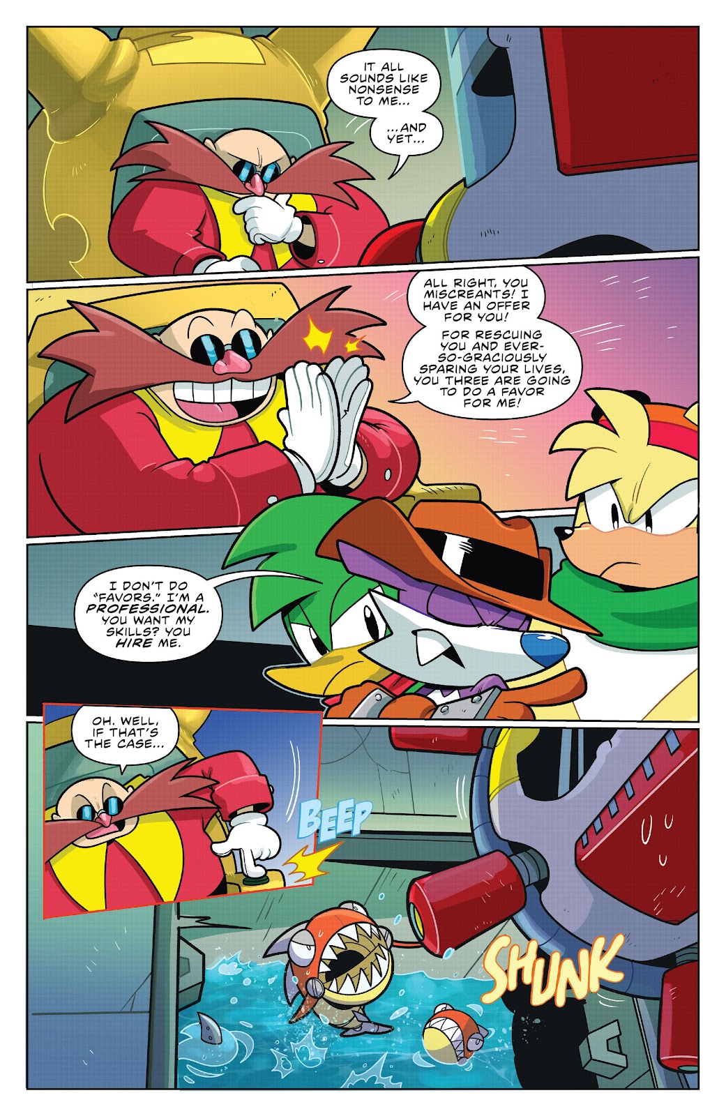 Sonic the Hedgehog: Fang the Hunter issue 3 - Page 6