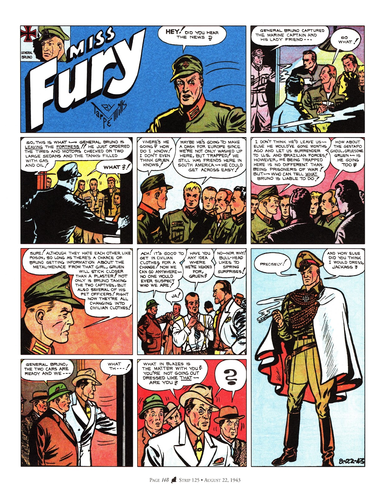 Miss Fury: Sensational Sundays 1941-1944 issue TPB - Page 156