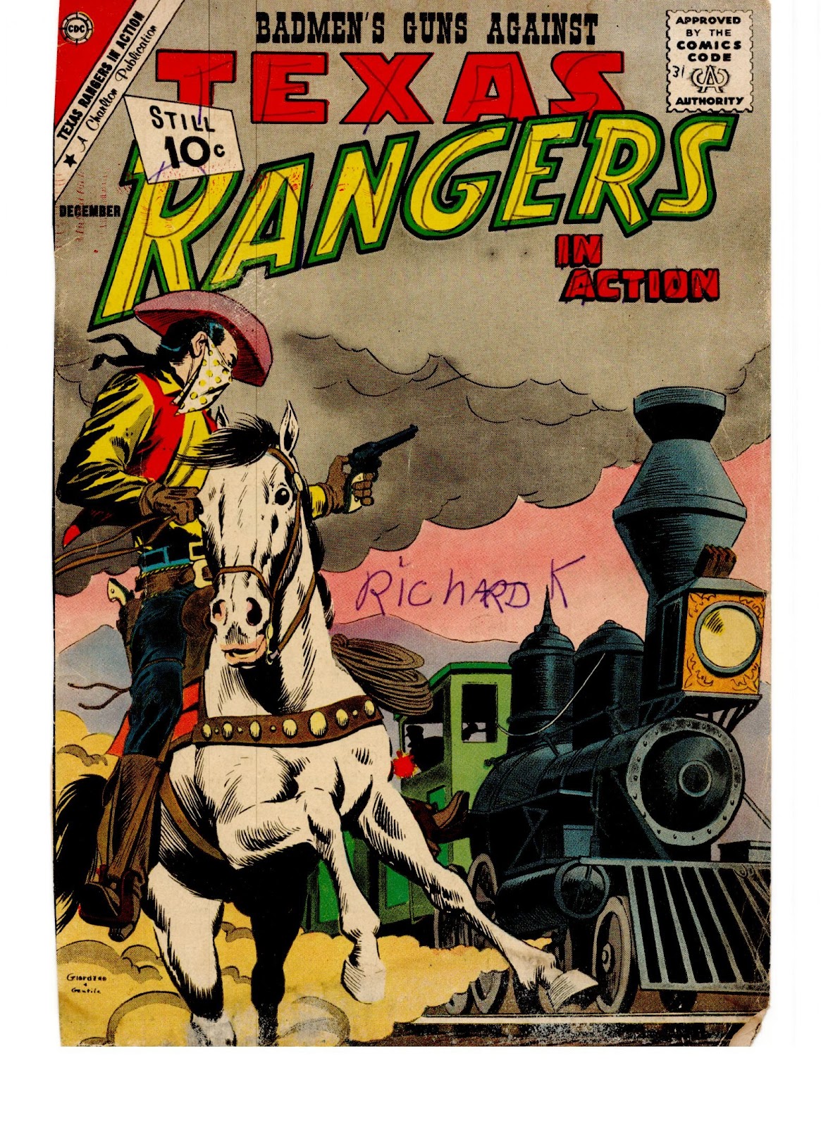 Texas Rangers in Action issue 31 - Page 1