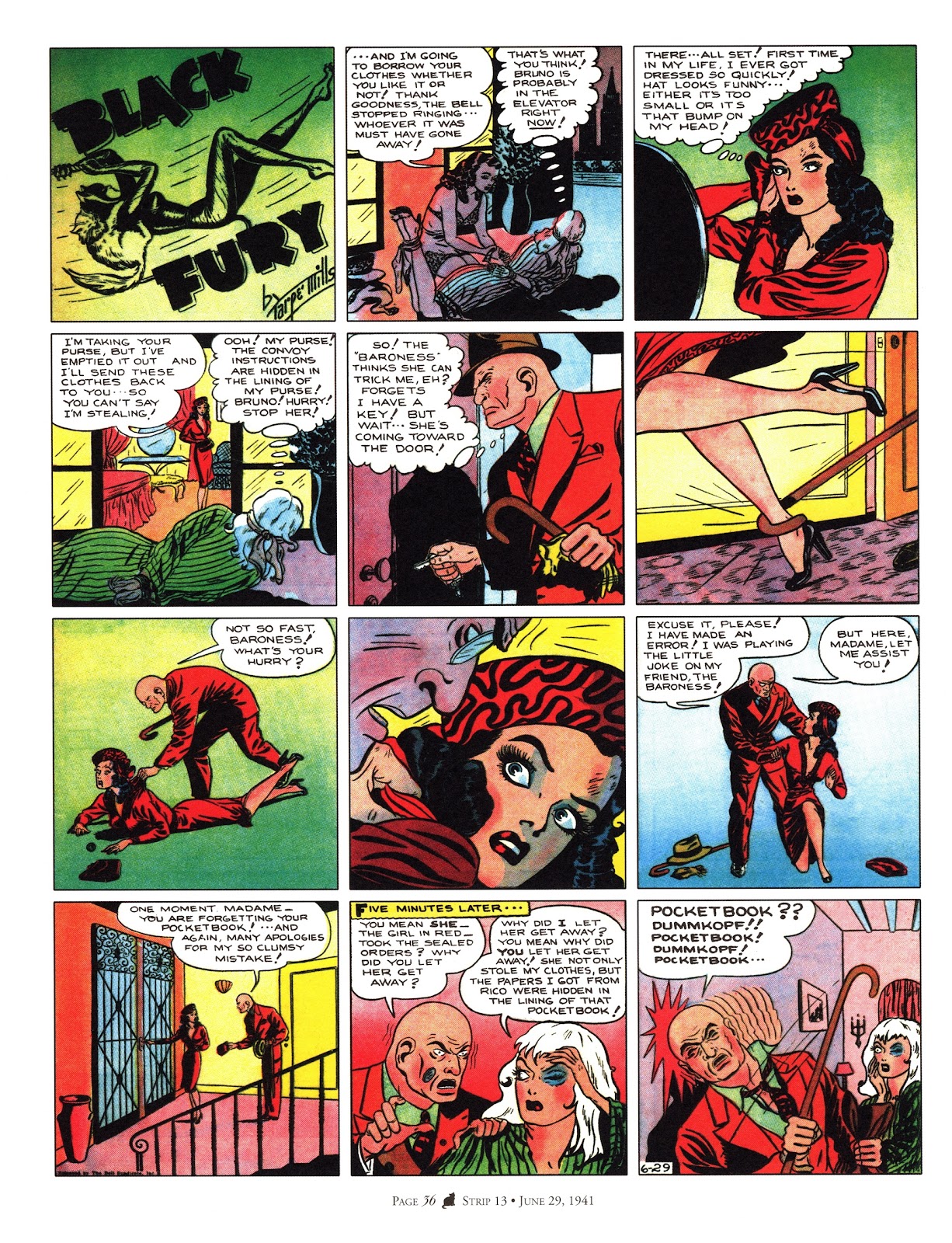 Miss Fury: Sensational Sundays 1941-1944 issue TPB - Page 44