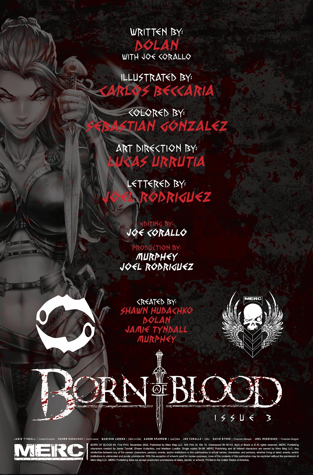 Born of Blood issue 3 - Page 2
