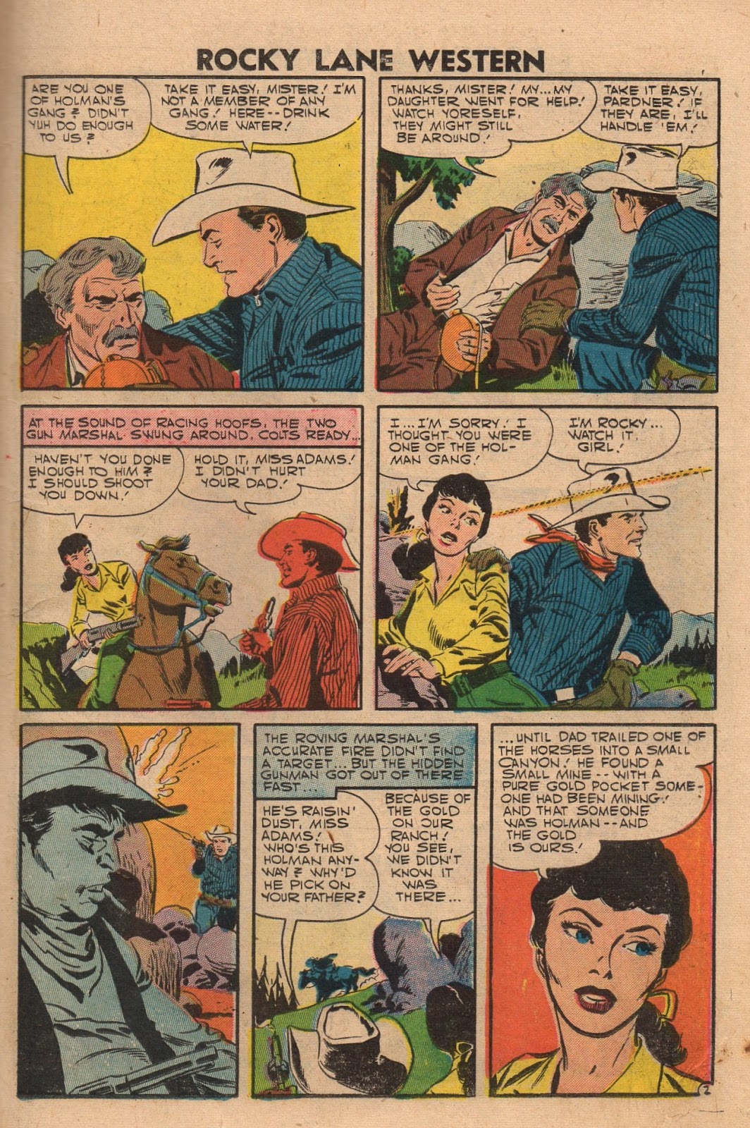 Rocky Lane Western (1954) issue 76 - Page 11