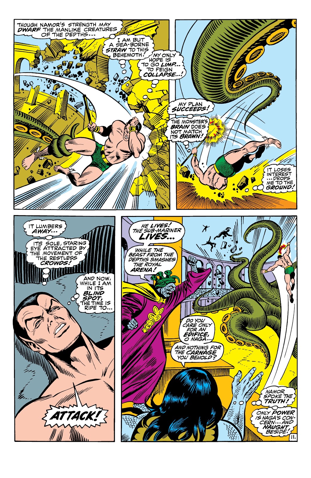 Namor, The Sub-Mariner Epic Collection: Enter The Sub-Mariner issue Who Strikes For Atlantis (Part 1) - Page 205
